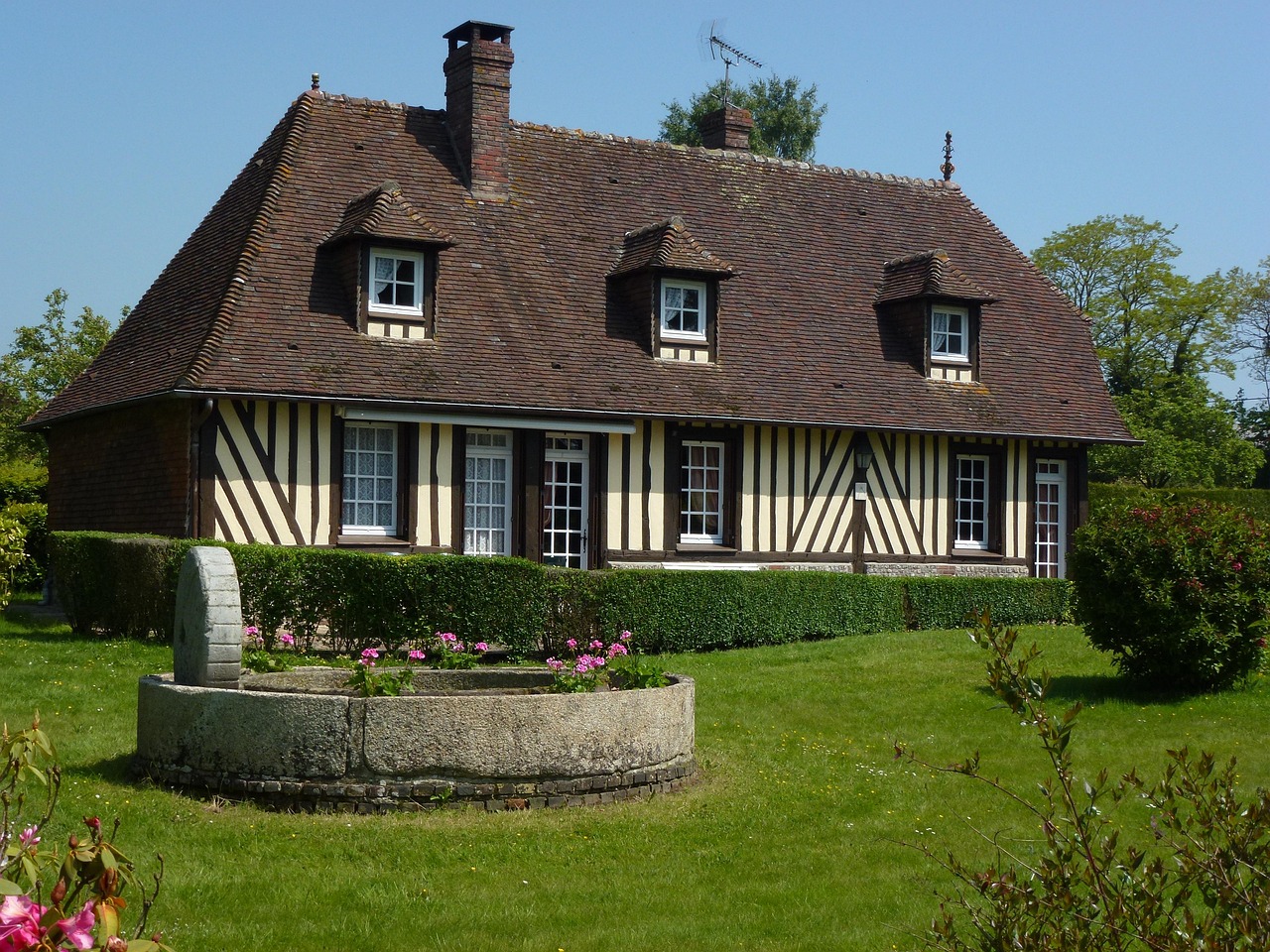 barville, eure, france, farmhouse, timber framing, house, building, homestead, historic, france, homestead, homestead, homestead, homestead, homestead